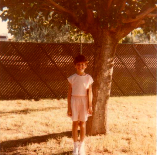 Vicki Lynne Hoskinson, first day of 3rd grade, Homer Davis Elementary School, August 20, 1984